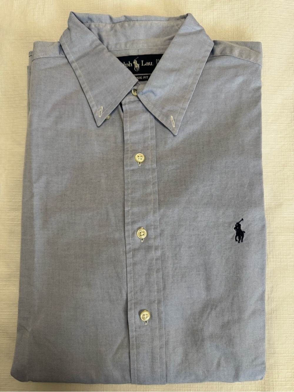 Ralph Lauren Blue Casual Button Down Shirt